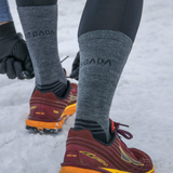 Merino Cross Socks | Charcoal