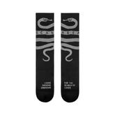 Cross Socks Snake | Black