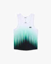 SINGLET MEN RACE GREEN