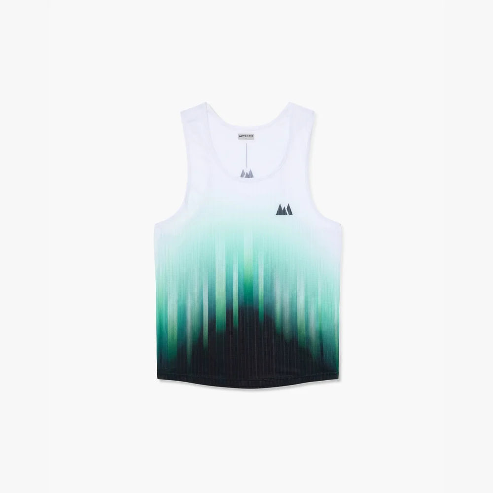 Esqueleto de running Wild Tee Gradient Race para hombre, color Green