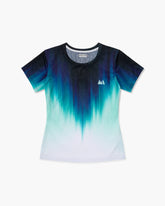 T-SHIRT WOMEN RACE TEAL