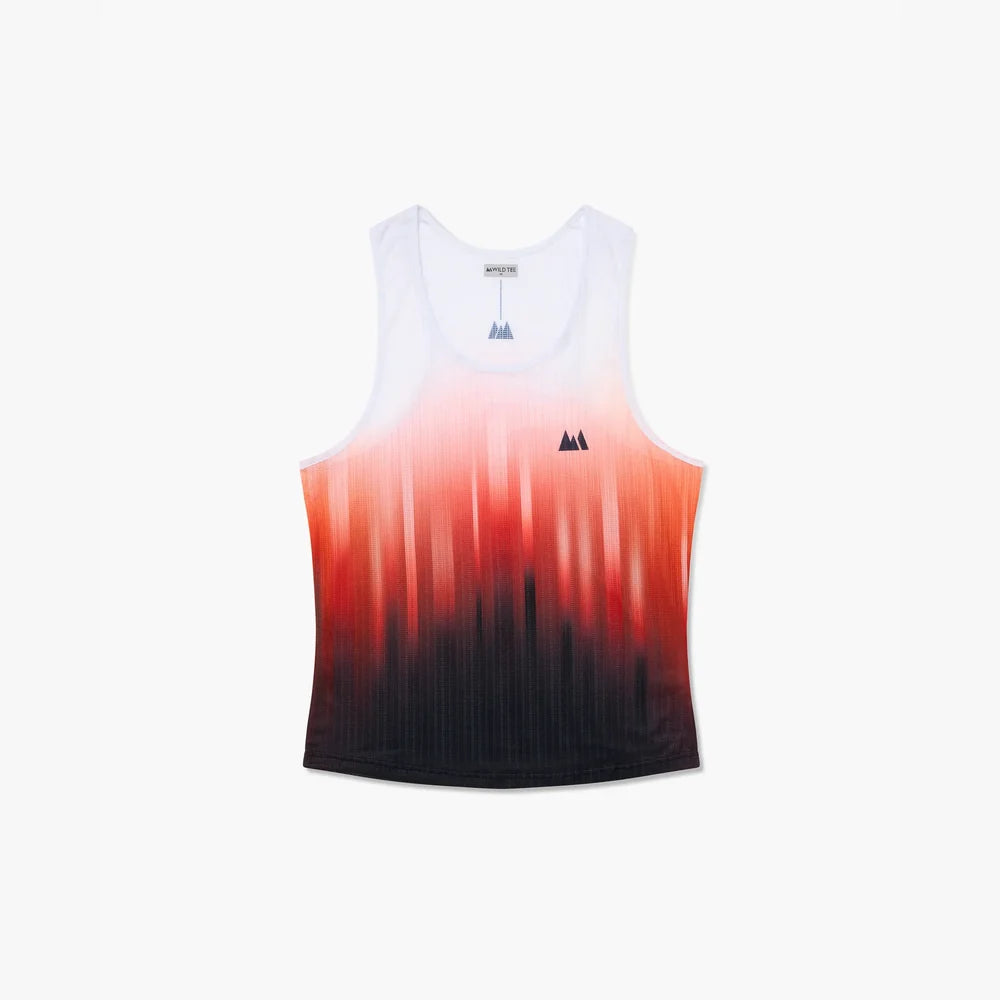 Esqueleto de running Wild Tee Gradient Race para hombre, color Red