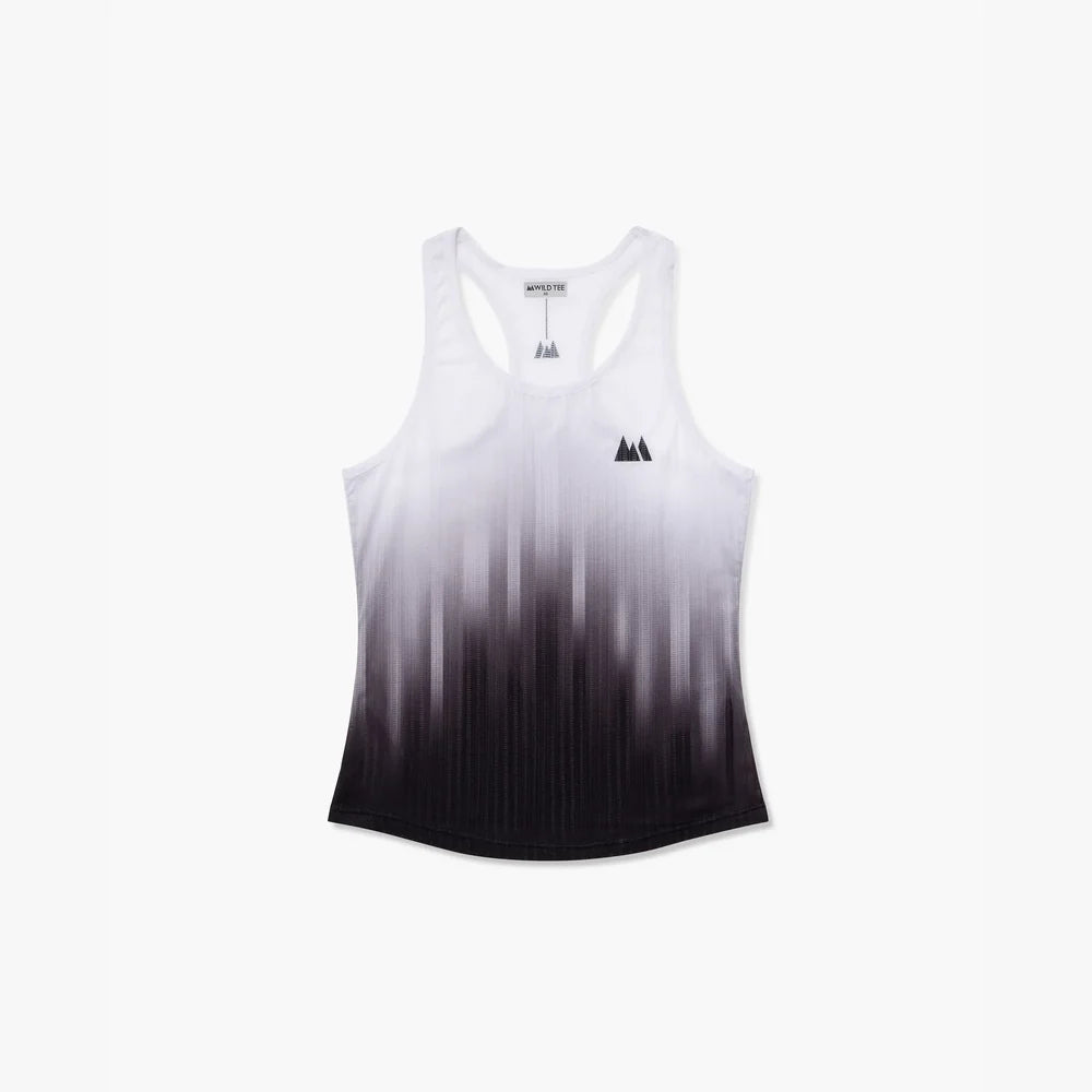 Esqueleto de running Wild Tee Gradient Race para mujer, color Black