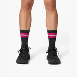 Medias de running Wild Tee Rockies, color Black/Fuchsia – vista 2
