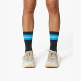 Medias de running Wild Tee Rockies, color Black/Sky – vista 2