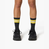 Medias de running Wild Tee Rockies, color Black/Yellow – vista 2