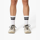 Medias de running Wild Tee Rockies, color White/Black – puestas