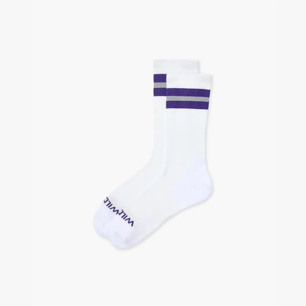 Medias de running Wild Tee Rockies, color White/Purple