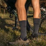 Merino Cross Socks | Charcoal