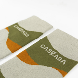 Medias de running Cascada Cross Socks Farlands, color Olive – vista 2