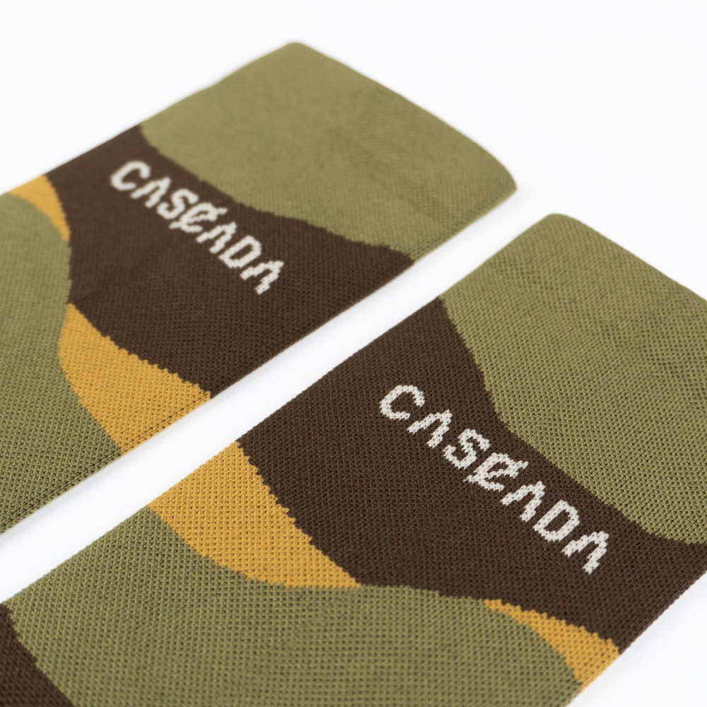 Medias de running Cascada Cross Socks Farlands, color Brown – vista 2