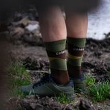 Medias de running Cascada Cross Socks Farlands, color Brown – vista 4