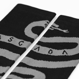 Cross Socks Snake | Black