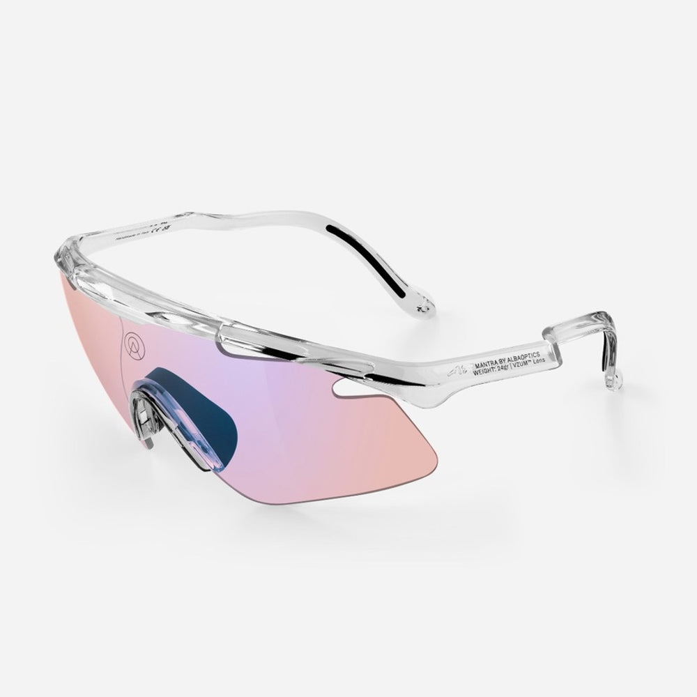 Gafas de running Alba Optics Mantra, Crystal F-L Flamingo – vista 3