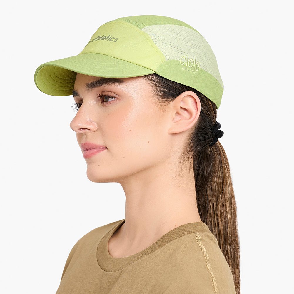 Gorra de running Ciele FST Cap Field, color Sour Green/Terragon – vista 4