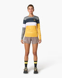 LONGSLEEVE WOMEN COLOR BLOCK YELLOW