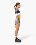 LONGSLEEVE WOMEN COLOR BLOCK YELLOW