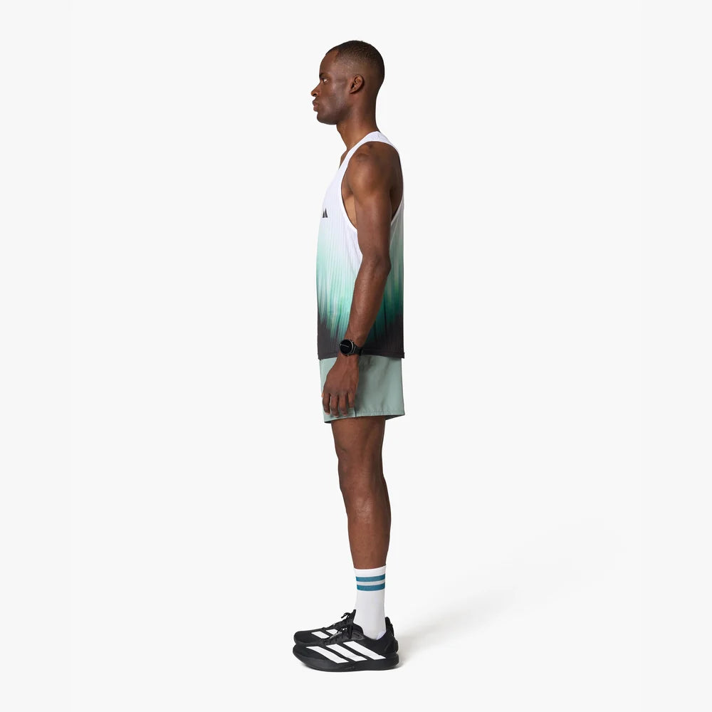 Esqueleto de running Wild Tee Gradient Race para hombre, color Green – vista 6