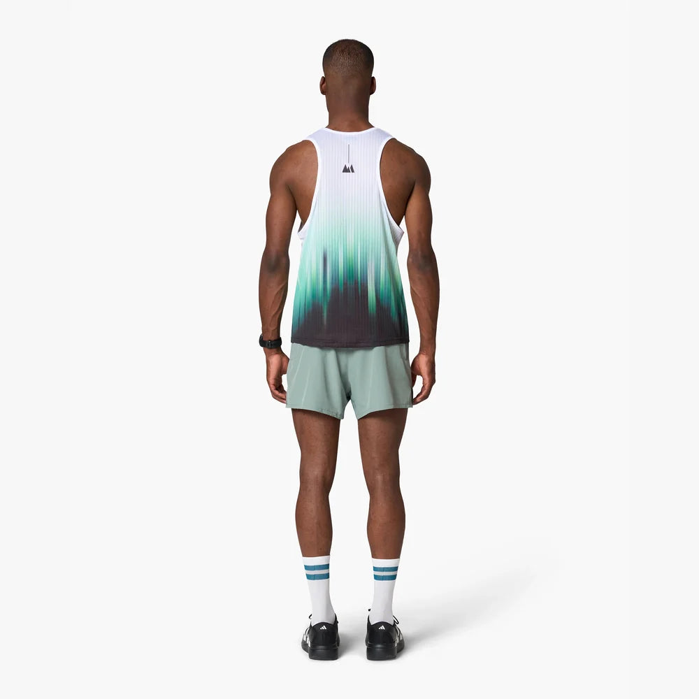 Esqueleto de running Wild Tee Gradient Race para hombre, color Green – vista 7
