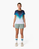 T-SHIRT WOMEN RACE TEAL