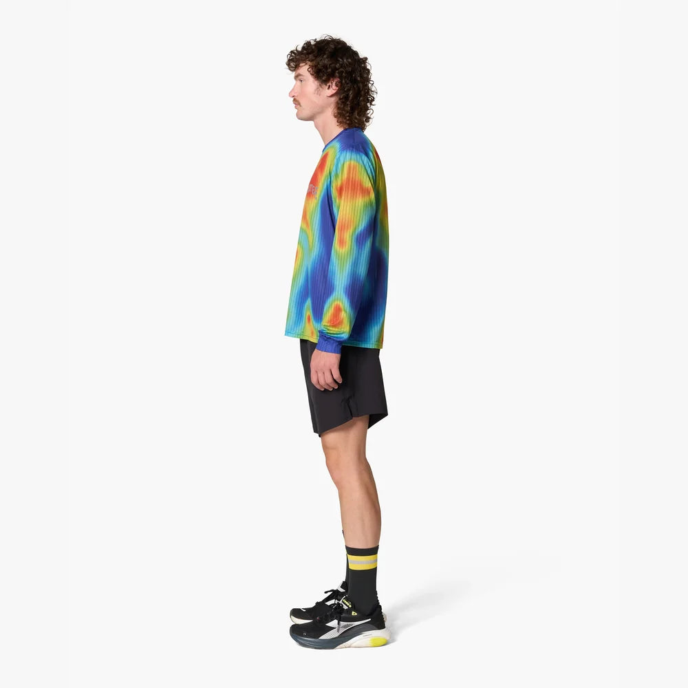 Camiseta manga larga de running Wild Tee Heatmap – vista 8
