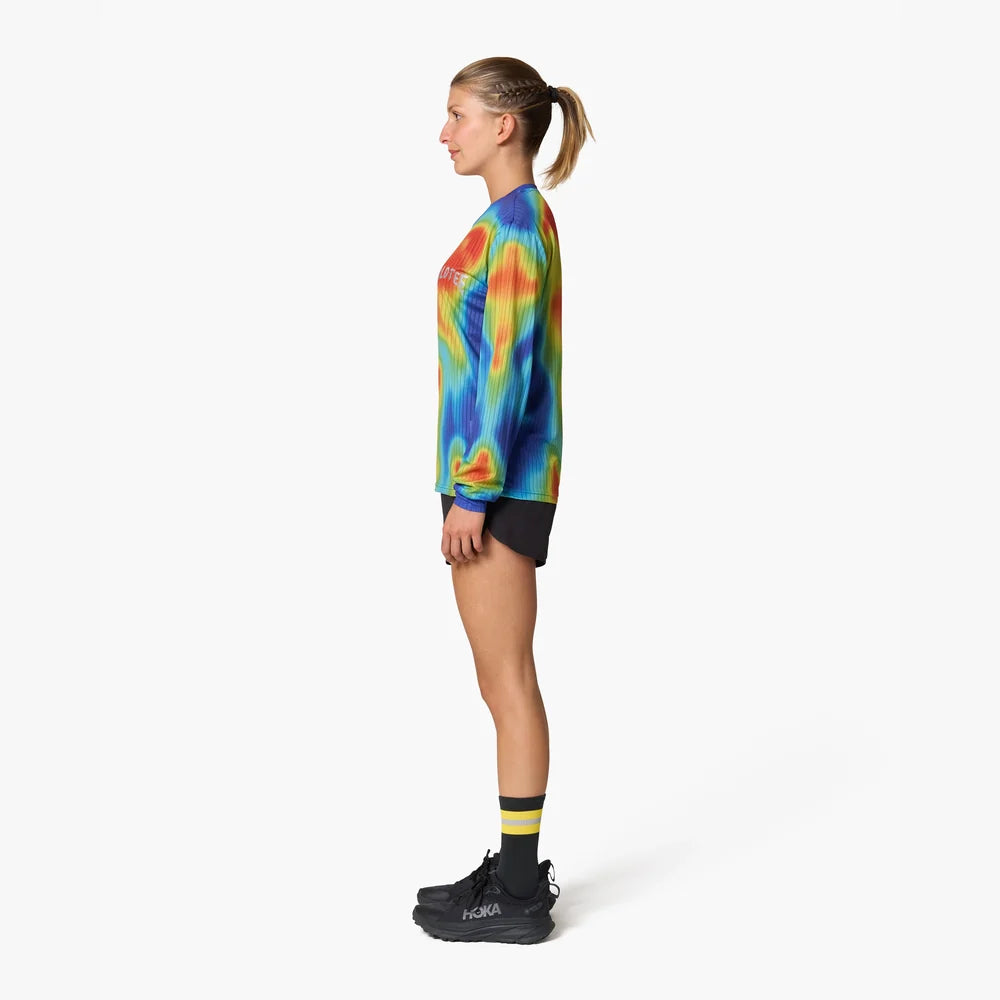Camiseta manga larga de running Wild Tee Heatmap – vista 9