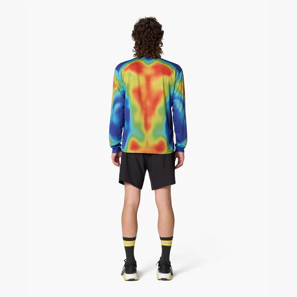 Camiseta manga larga de running Wild Tee Heatmap – vista 10