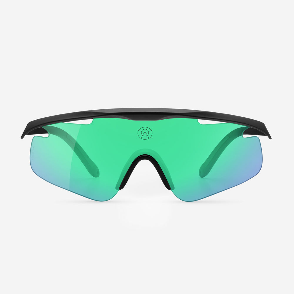 Gafas de running Alba Optics Mantra, Black F-L Beetle – lente activado