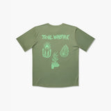 Camiseta de running Wild Tee Trail Wanderer, color Khaki – vista 3