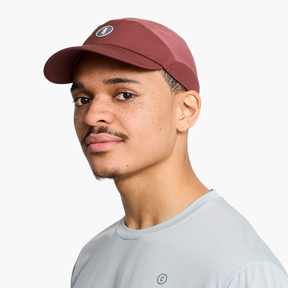Gorra de running Ciele FSTCap SC Comp, color Andorra – en uso, vista 2