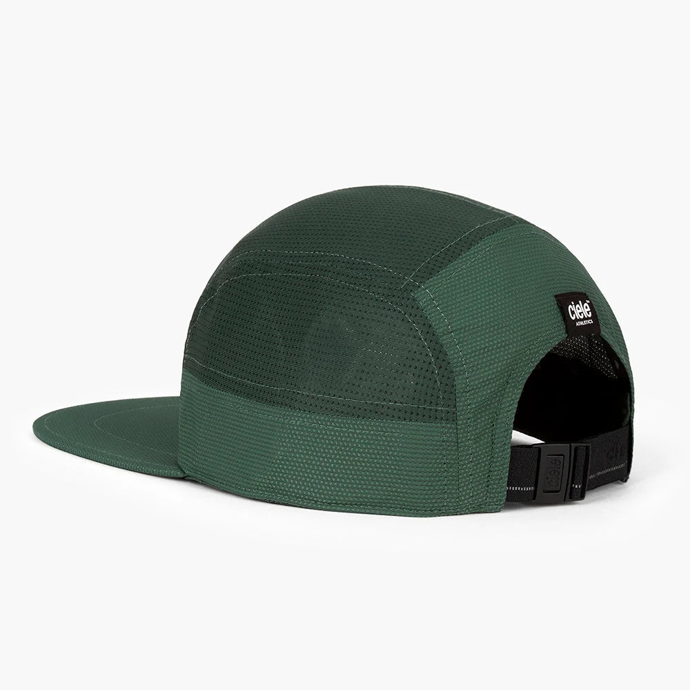 Gorra de running Ciele GOCap Long Brim EQ Athletics, color Spruce – vista trasera