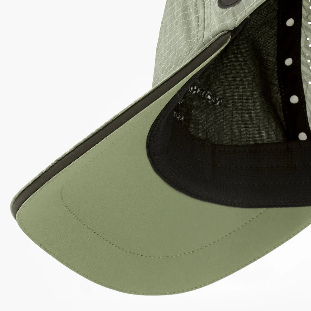 Gorra de running Ciele CRWCap SC Icon Side Circle, color Toad – visera por dentro