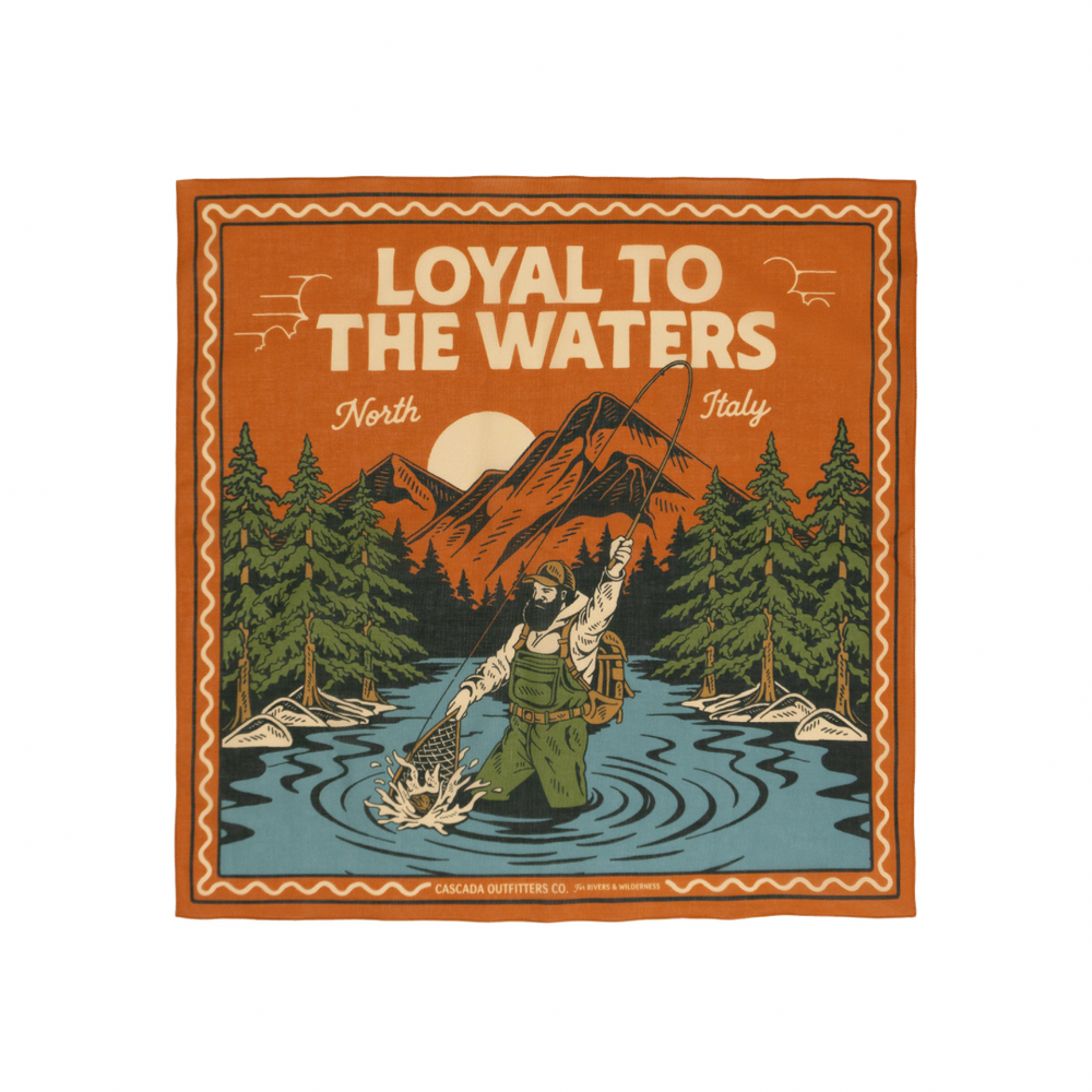 Bandana para correr Cascada Loyal to the Waters Rust – vista 2
