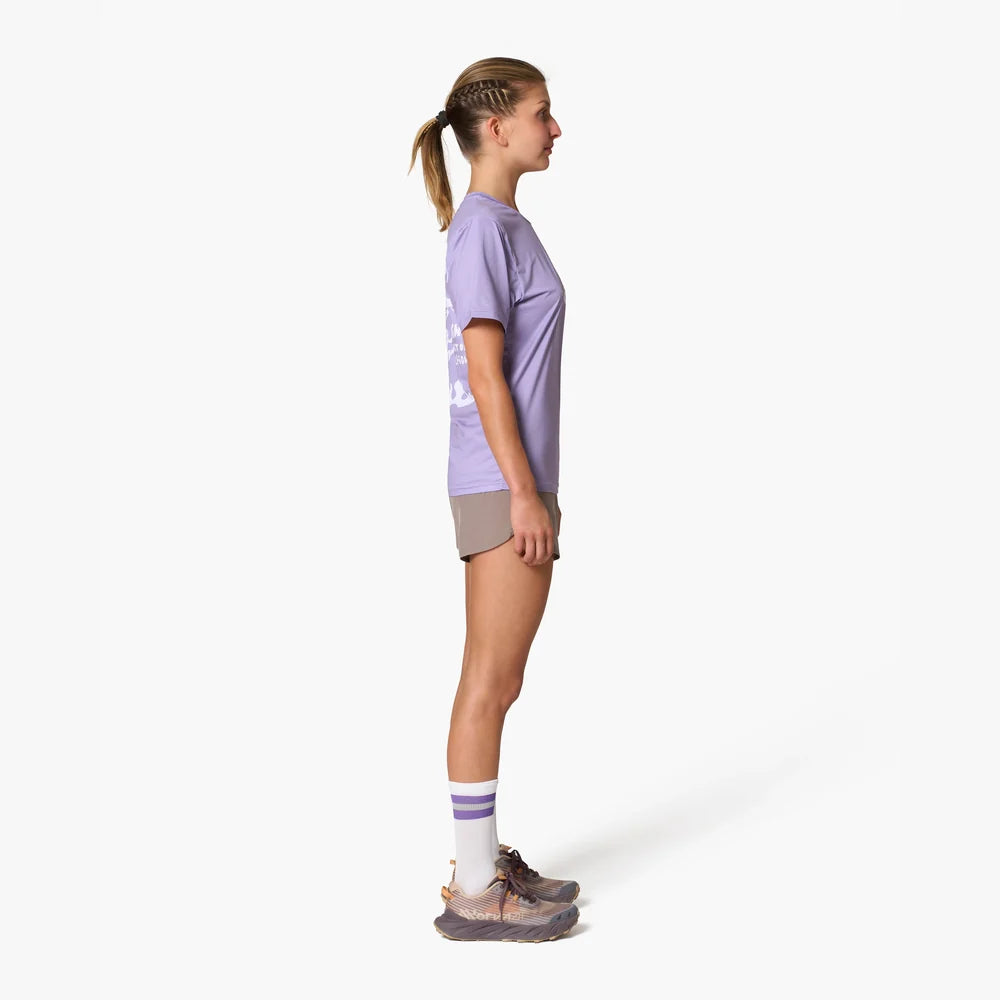 Pantaloneta de running Wild Tee Antelope 3.0 para mujer, color Fallen Rock – vista 6