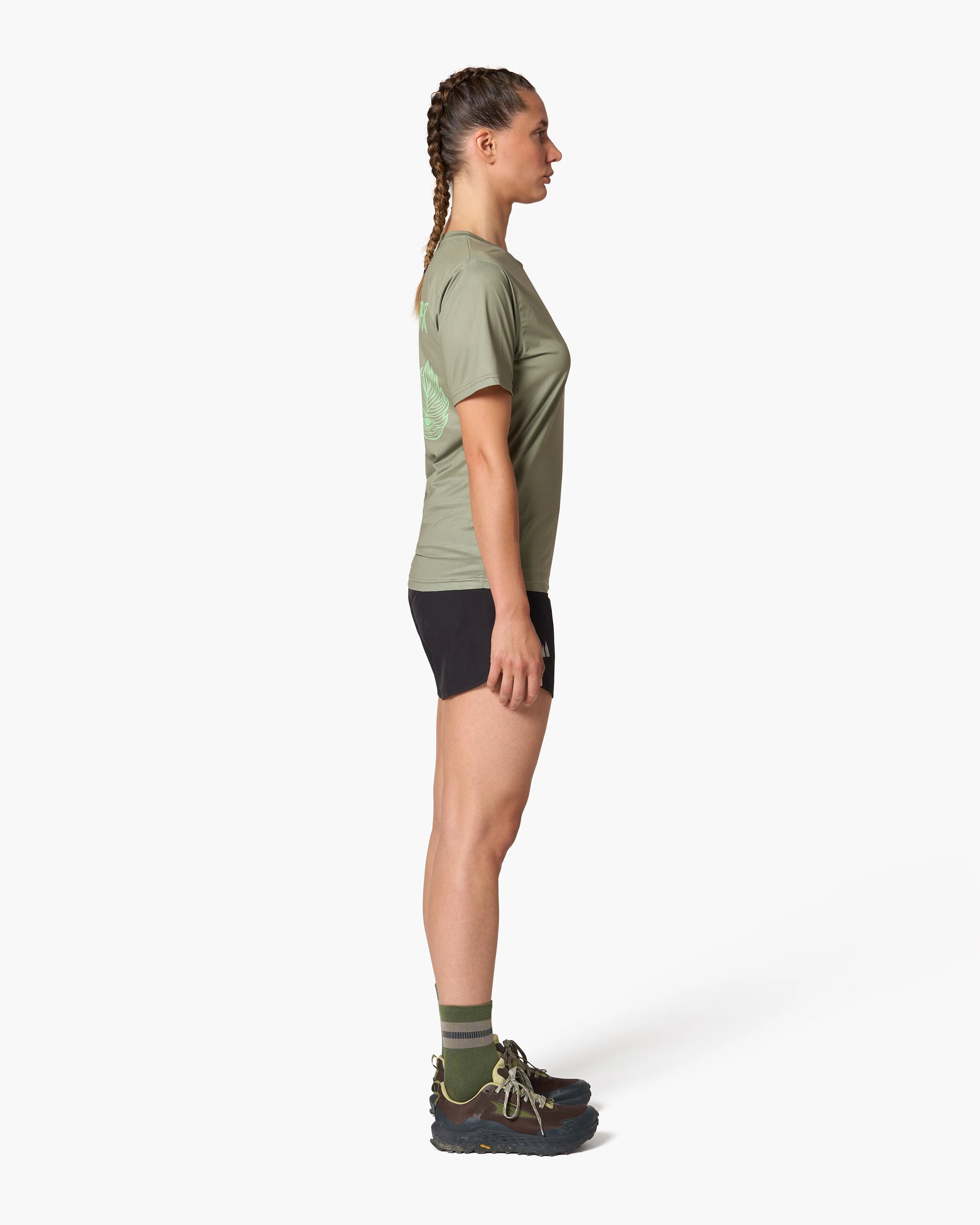 Pantaloneta de running Wild Tee Antelope 3.0 para mujer, color Black – vista 7