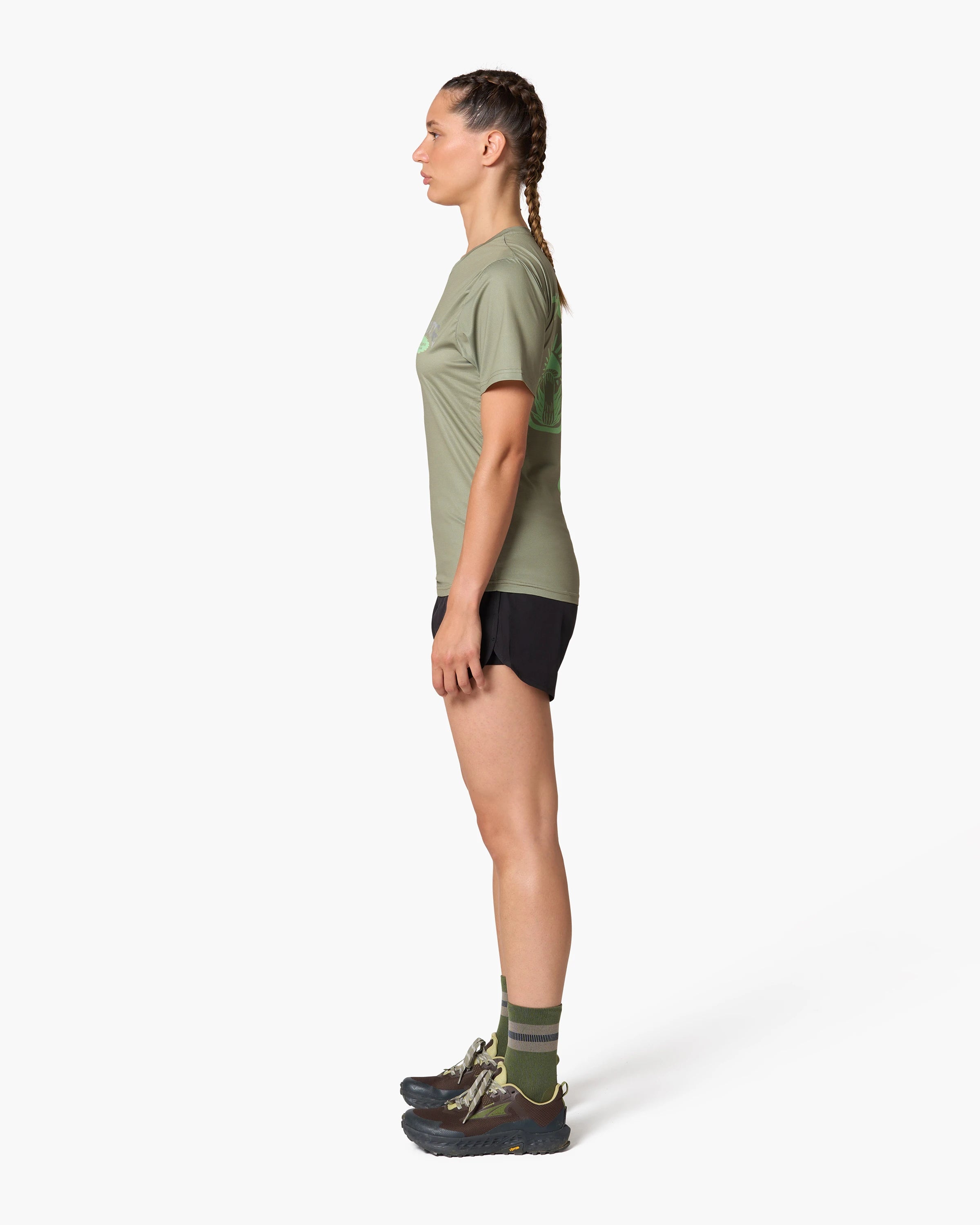 Pantaloneta de running Wild Tee Antelope 3.0 para mujer, color Black – vista 8