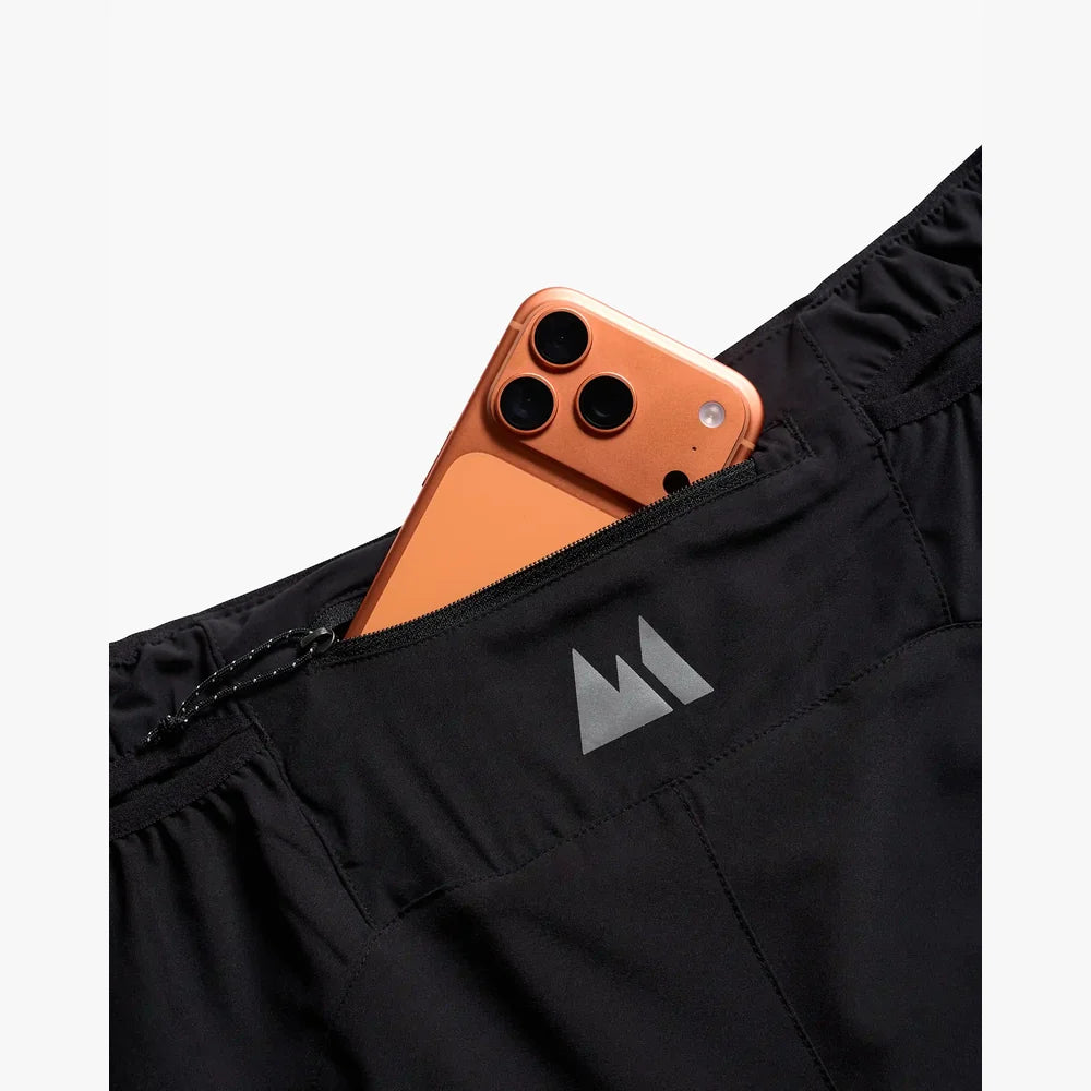 Pantaloneta de running Wild Tee Bryce 3.0 para hombre, color Black – vista 9