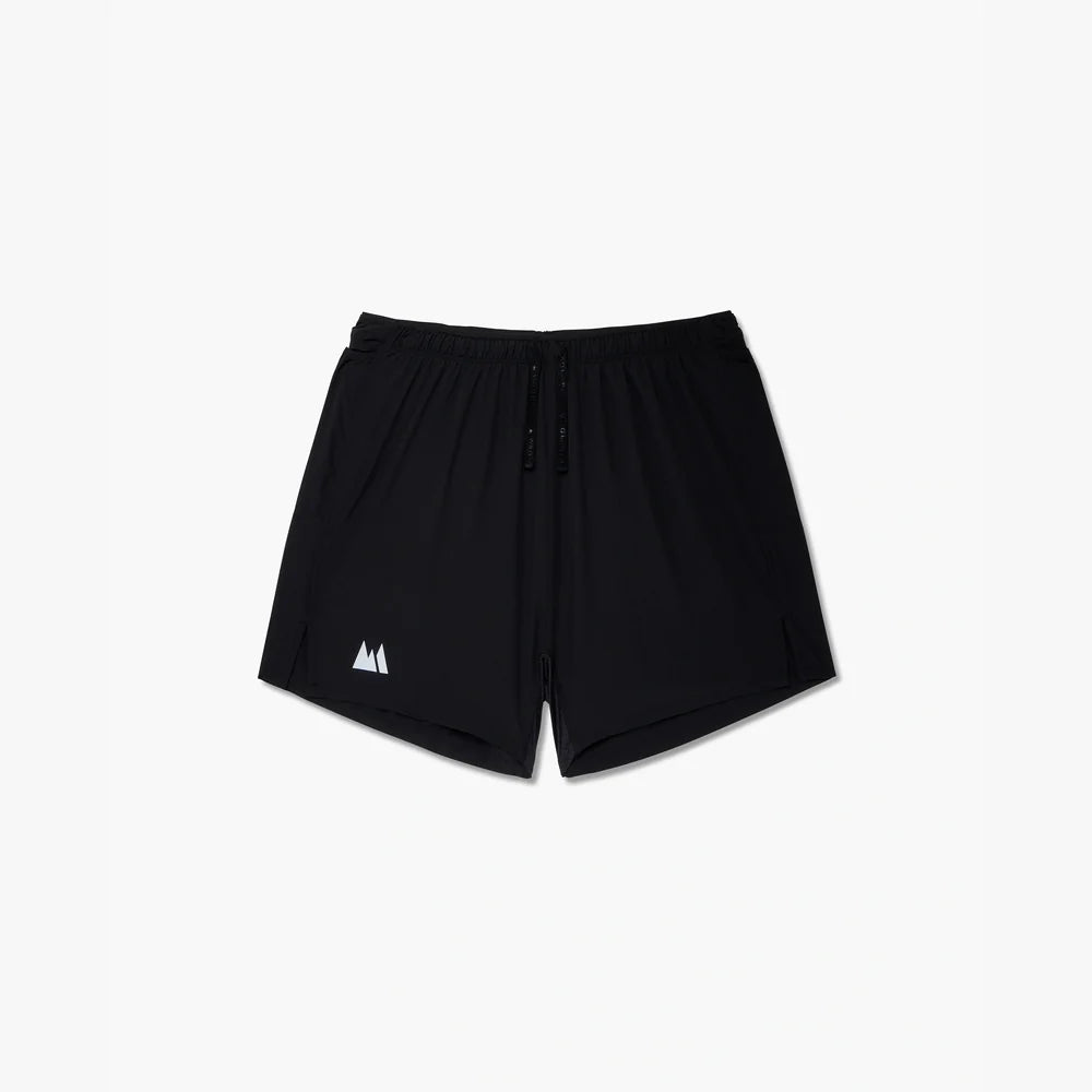 Pantaloneta de running Wild Tee Everglades para hombre, color Black