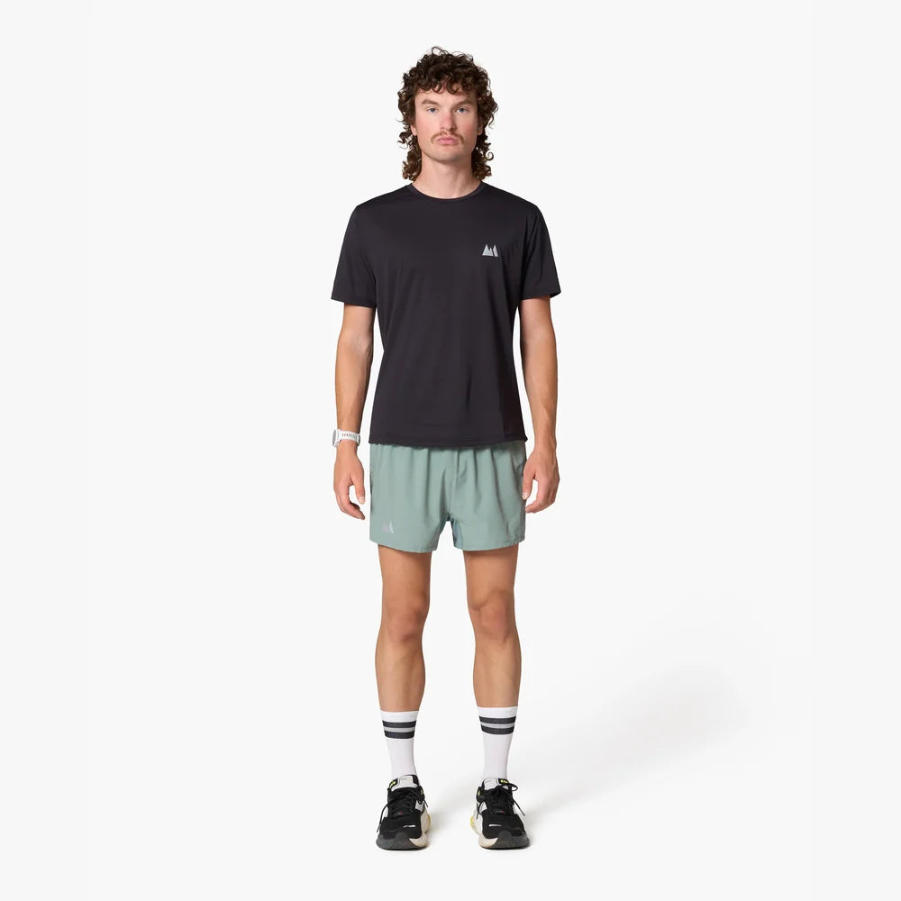 Pantaloneta de running Wild Tee Everglades para hombre, color Greenbay – vista 2