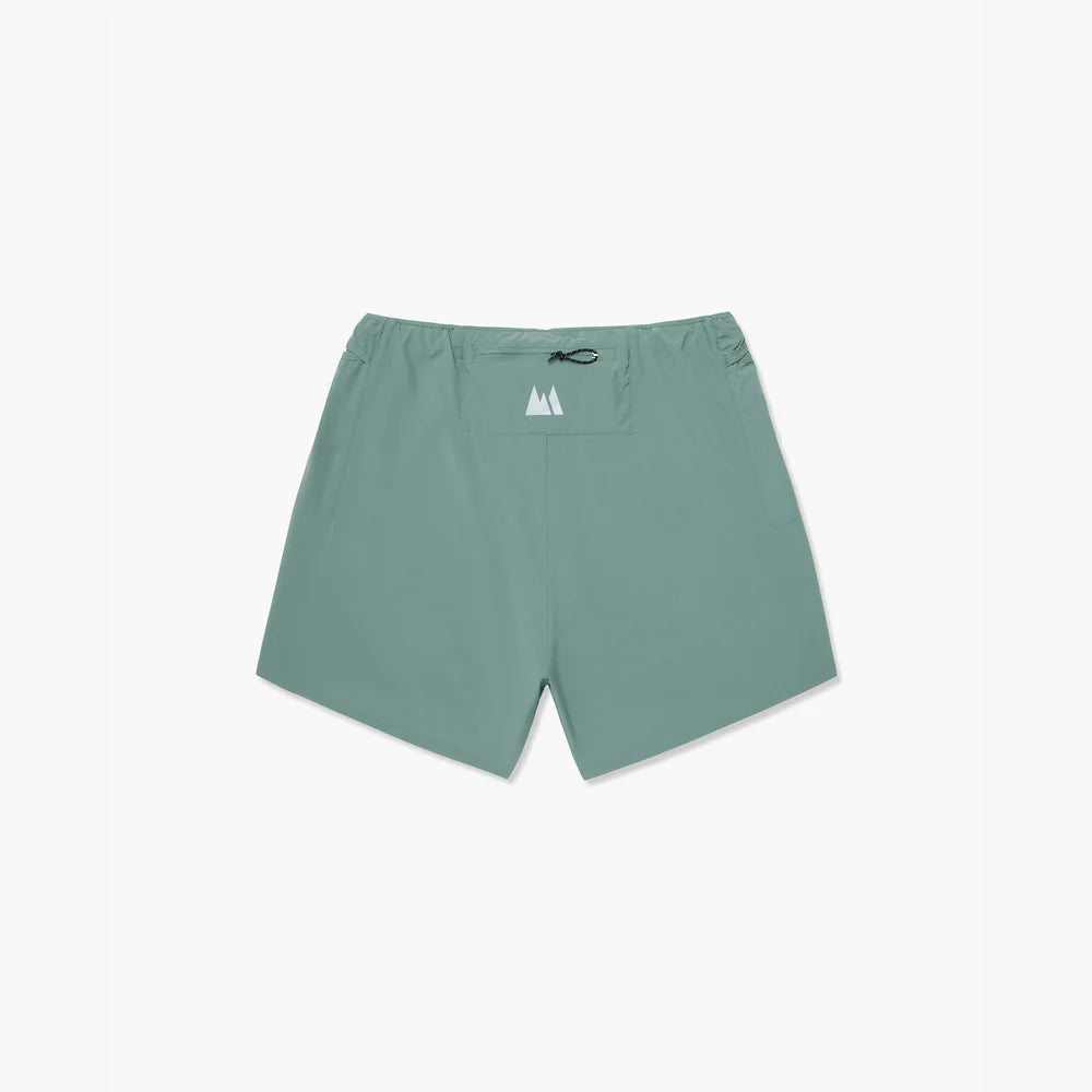 Pantaloneta de running Wild Tee Everglades para hombre, color Greenbay – vista 3