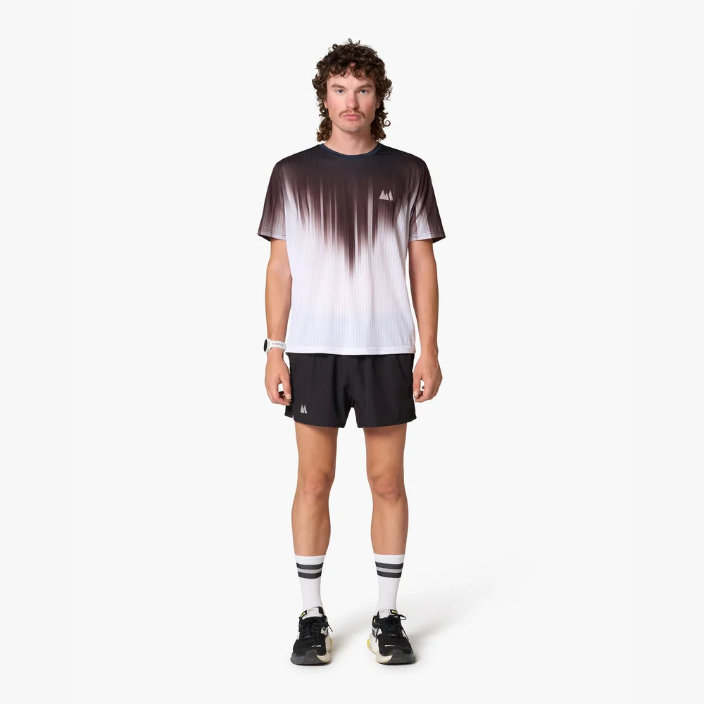 Camiseta de running Wild Tee Gradient Race para hombre, color Black – vista 2