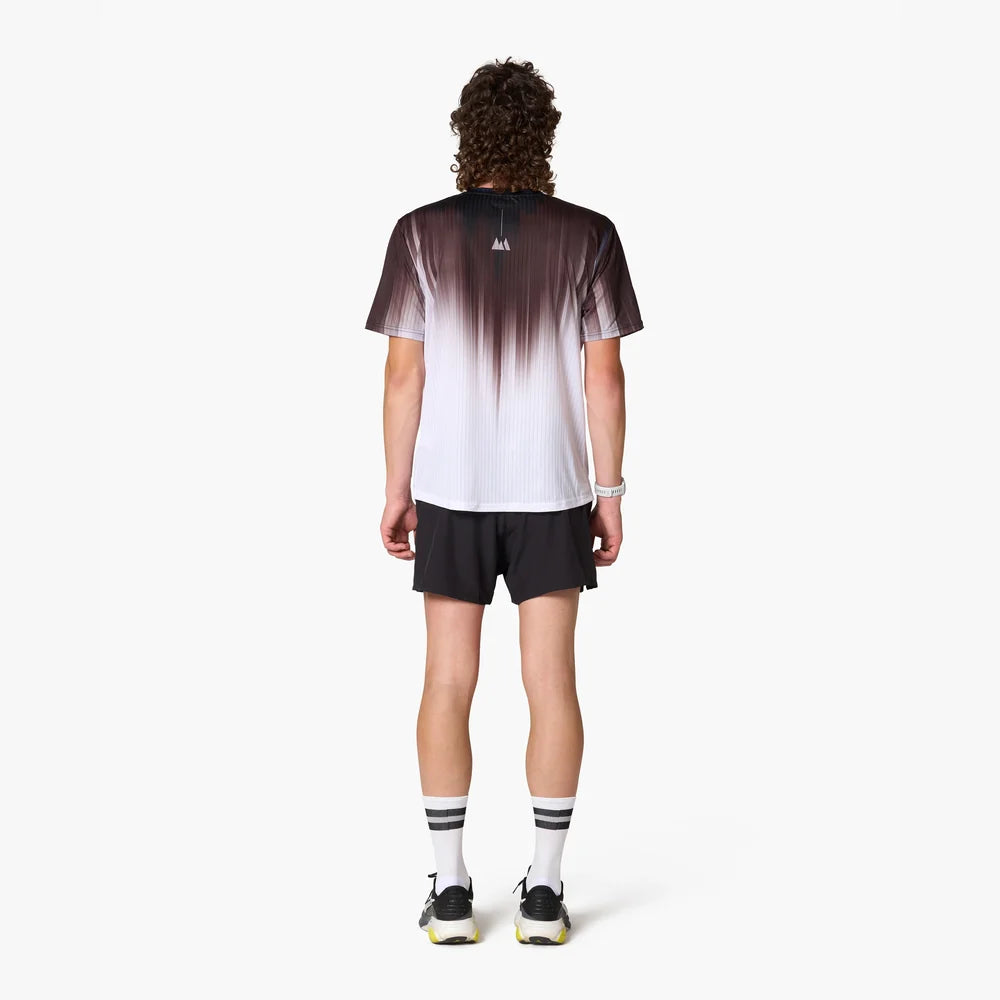 Camiseta de running Wild Tee Gradient Race para hombre, color Black – vista 4