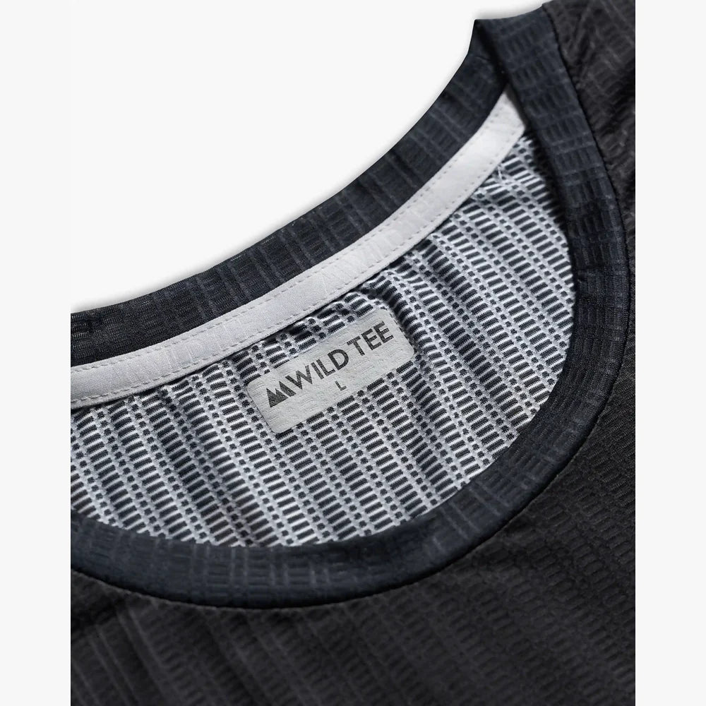 Camiseta de running Wild Tee Gradient Race para hombre, color Black – vista 7
