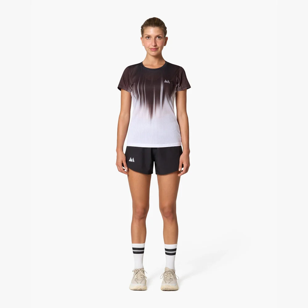 Camiseta de running Wild Tee Gradient Race para mujer, color Black – vista 2