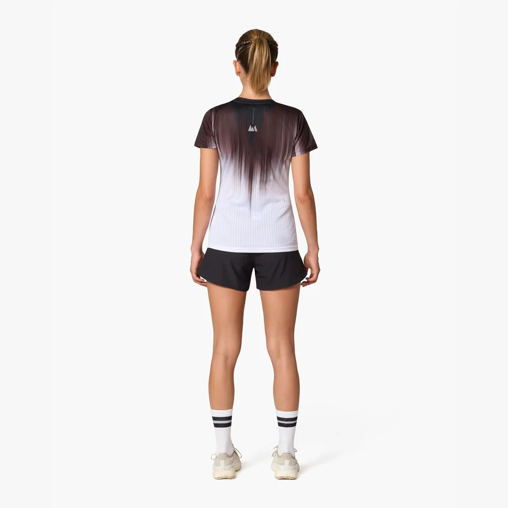 Camiseta de running Wild Tee Gradient Race para mujer, color Black – vista 6