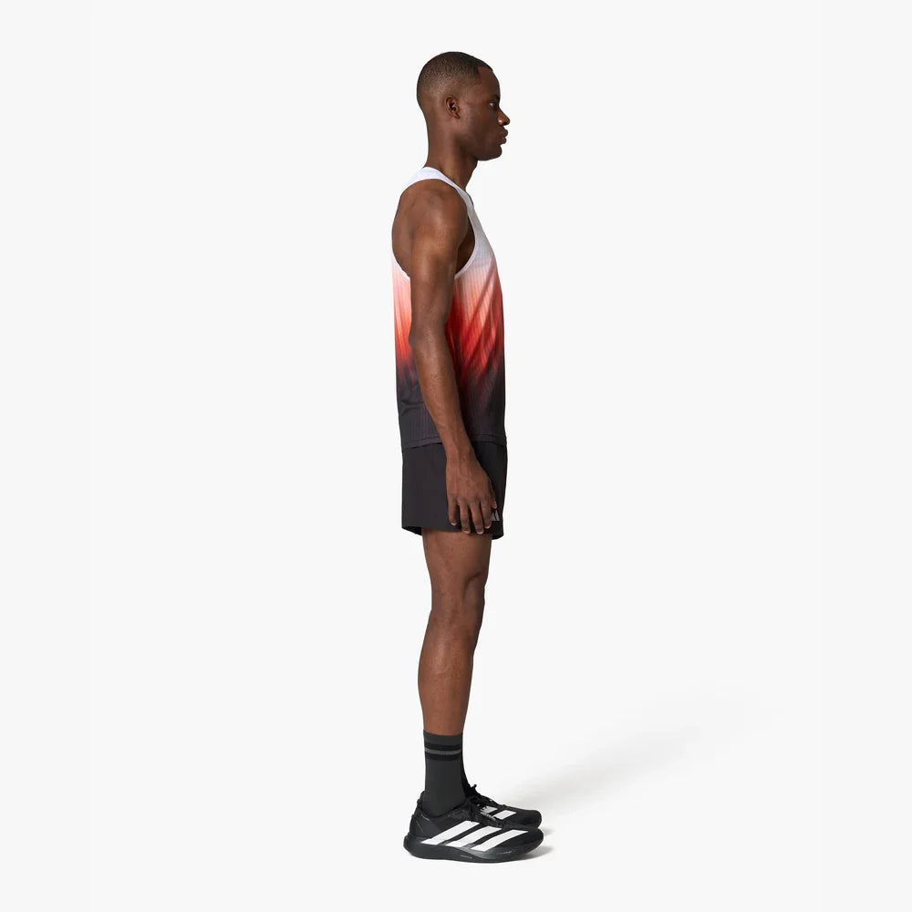 Esqueleto de running Wild Tee Gradient Race para hombre, color Red – vista 4
