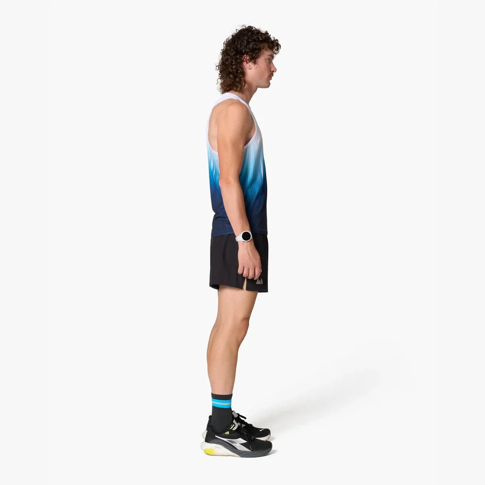 Esqueleto de running Wild Tee Gradient Race para hombre, color Blue – vista 4