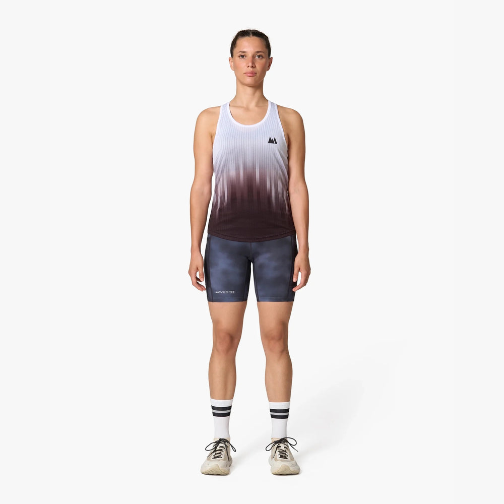Esqueleto de running Wild Tee Gradient Race para mujer, color Black – vista 2