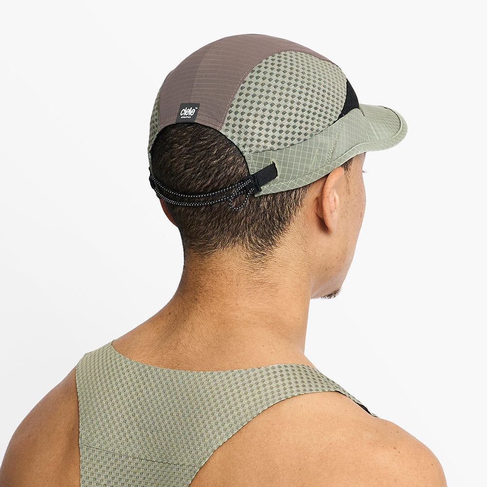 Gorra de running Ciele FST Cap Ethereal, color Toad – vista 5