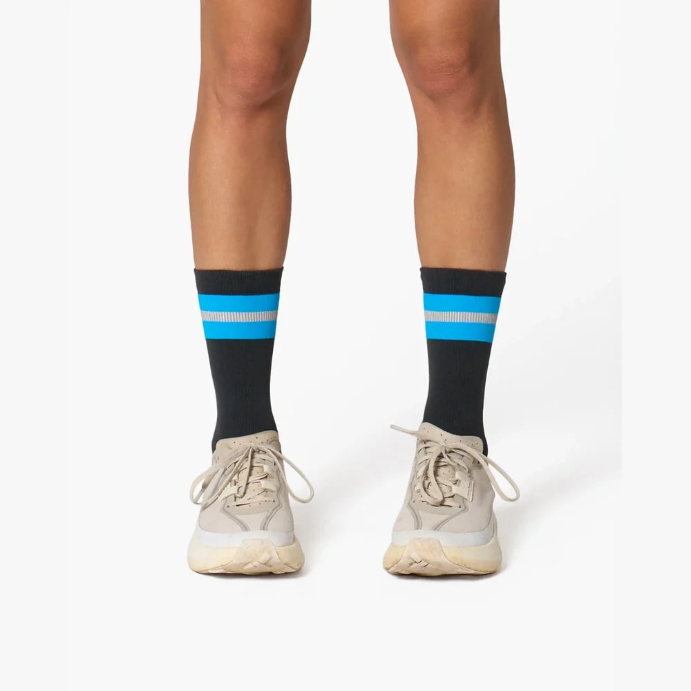 Medias de running Wild Tee Rockies, color Black/Sky – vista 2